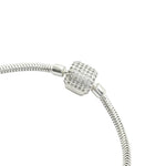 PULSEIRA PANDORA QUADRADA CRAVEJADA