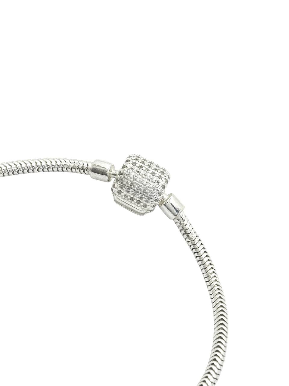 PULSEIRA PANDORA QUADRADA CRAVEJADA