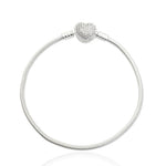 PULSEIRA PANDORA DE CORAÇAO CRAVEJADO