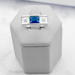 ANEL DE FORMATURA SAFIRA